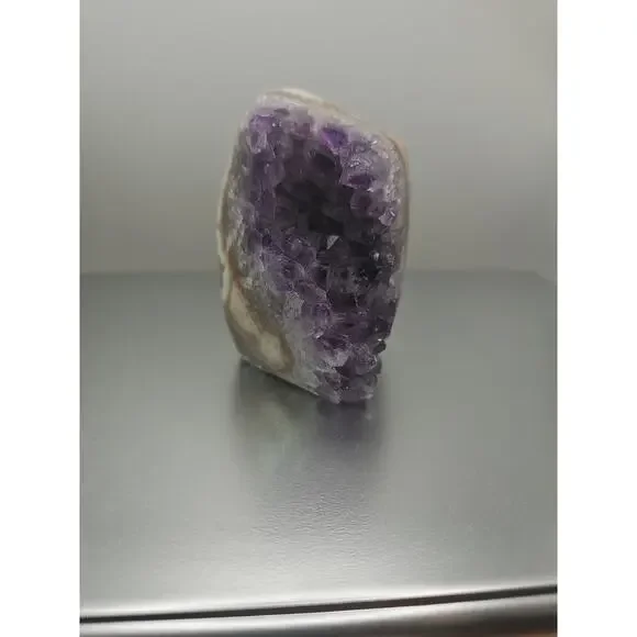 Amethyst Geode Cluster. .66lb - Picture 2 of 11